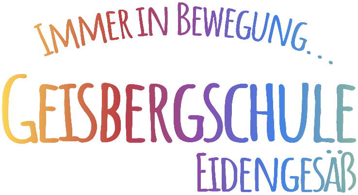 Alternatives Logo mit Slogan der Geisbergschule
