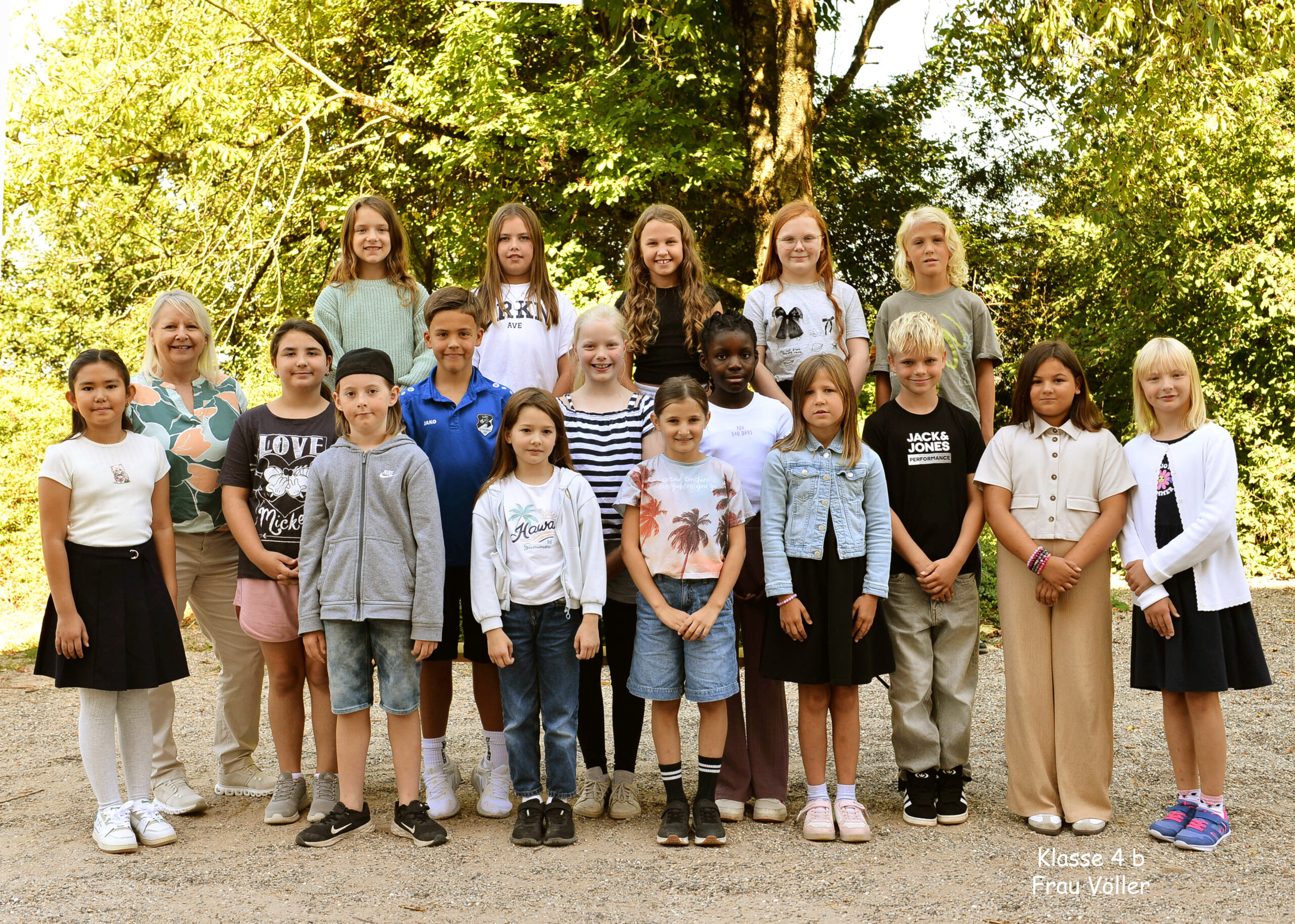 Fotografie der Klasse 4b